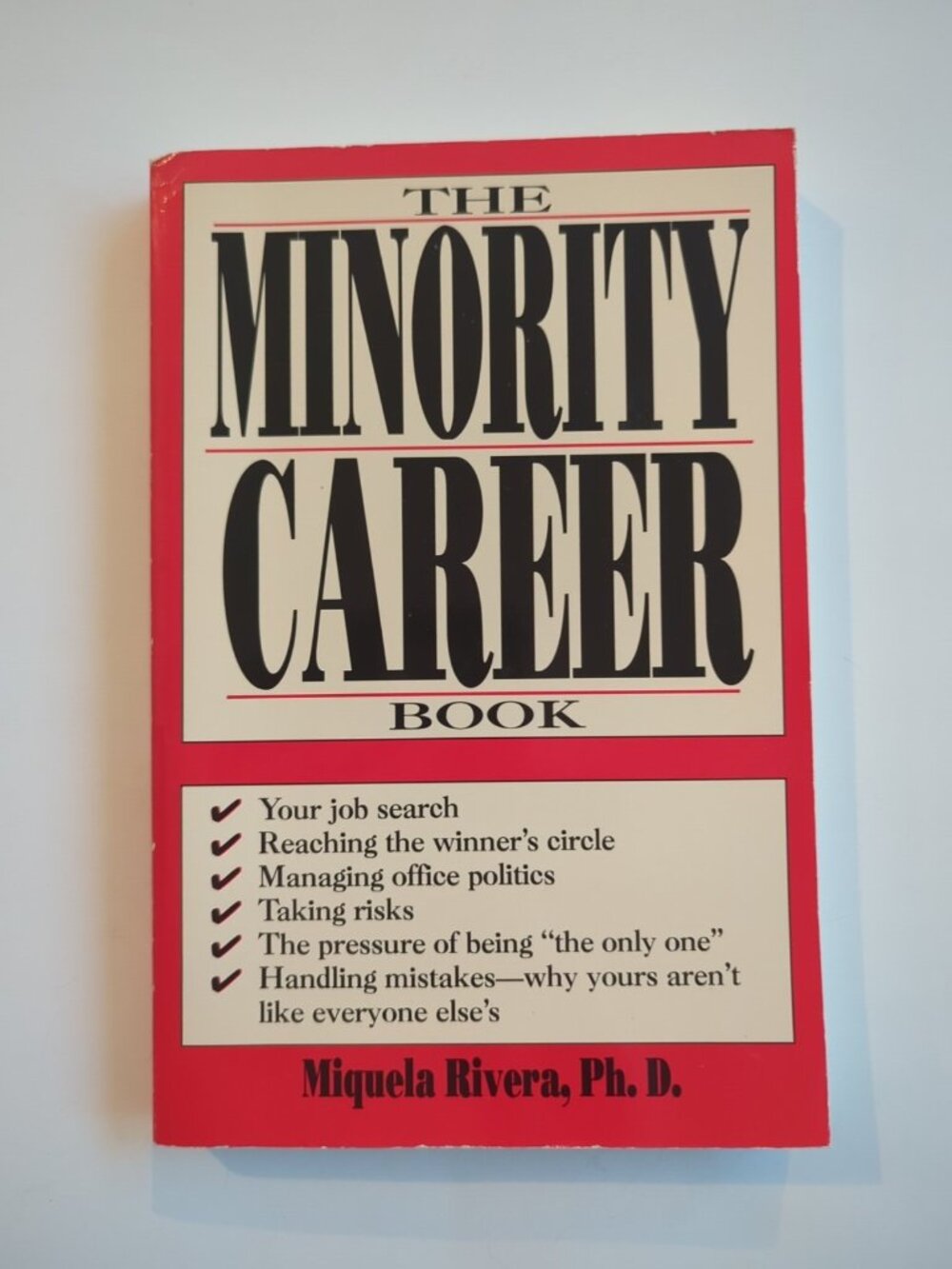 The Minority Career Book by Miquela Rivera